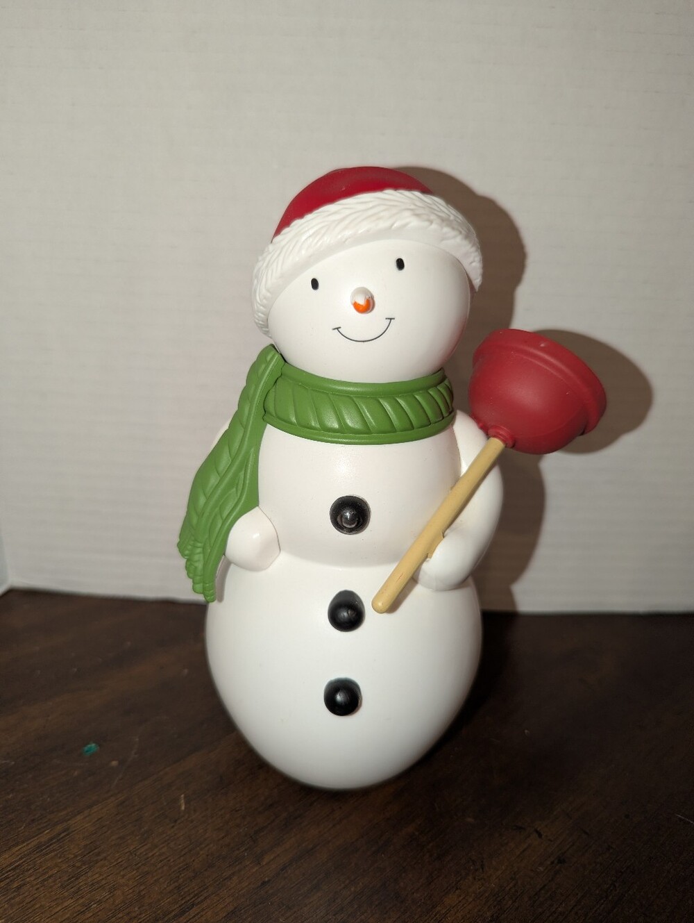 Collectible Hallmark Jolly in the John Snowman